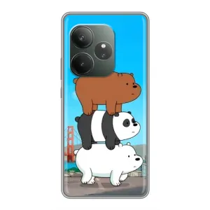 Чехлы с Пандами на RealMe Neo7 (Друзья)