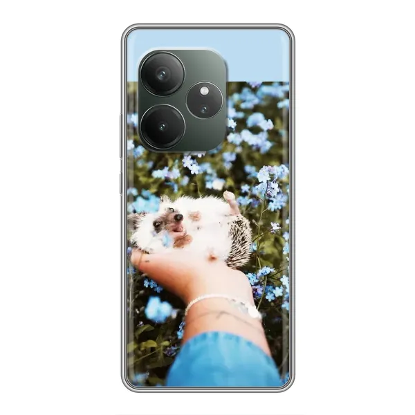 Чехол с рисунком «Ежик на руках» для RealMe Neo7