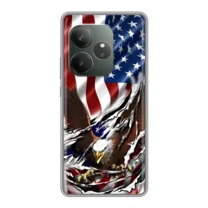 Чехол Флаг USA для RealMe Neo7 (Флаг USA)