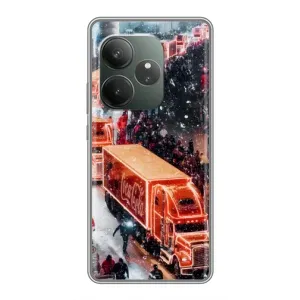 Чехлы на Новый Год RealMe Neo7 (Кока Кола)