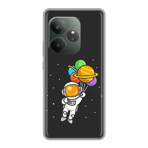 Чохол з малюнком «Космонавт з кульками» для RealMe Neo7 Чохол з малюнком «Космонавт з кульками» для RealMe Neo7