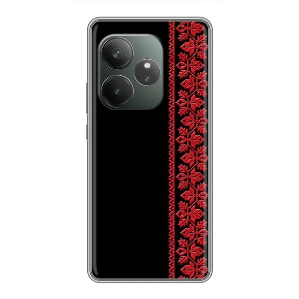 Чехол с рисунком «Красная Вышиванка» для RealMe Neo7