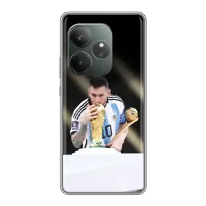 Чехлы Лео Месси Аргентина для RealMe Neo7 (Кубок Мира)
