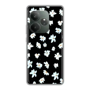 Чехол с ромашками на RealMe Neo7 (Маленькие ромашки)