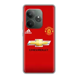 Силиконовые Чехлы принт Футбол на RealMe Neo7 (Man United)