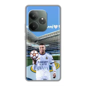 Чехол (TPU) с Футболистом на RealMe Neo7 (Mbappe Real)