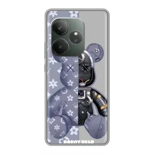 Силиконовый чехол для RealMe Neo7 (Медведь Louis Vuitton)