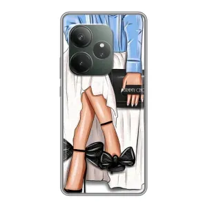 Силиконовый Чехол на RealMe Neo7 с картинкой Стильных Девушек (Мода)