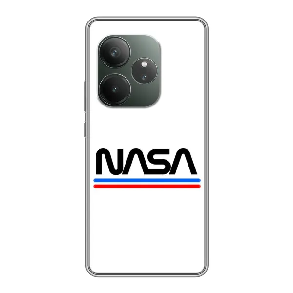 Чехол с рисунком «NASA на белом фоне» для RealMe Neo7 Чехол с рисунком «NASA на белом фоне» для RealMe Neo7