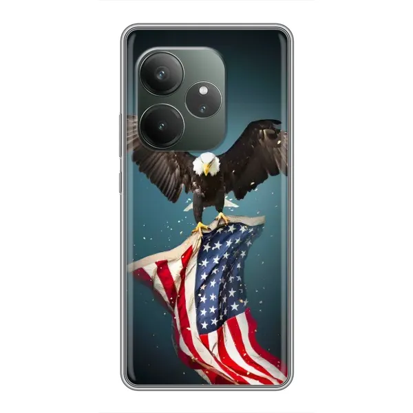 Чехол с рисунком «Орел и флаг» для RealMe Neo7