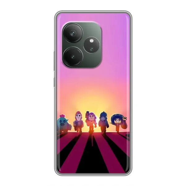 Чехол с рисунком «Персонажи в закате» для RealMe Neo7 Чехол с рисунком «Персонажи в закате» для RealMe Neo7