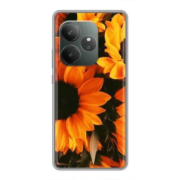Чехол с рисунком «подсолнухи» для RealMe Neo7 Чехол с рисунком «подсолнухи» для RealMe Neo7