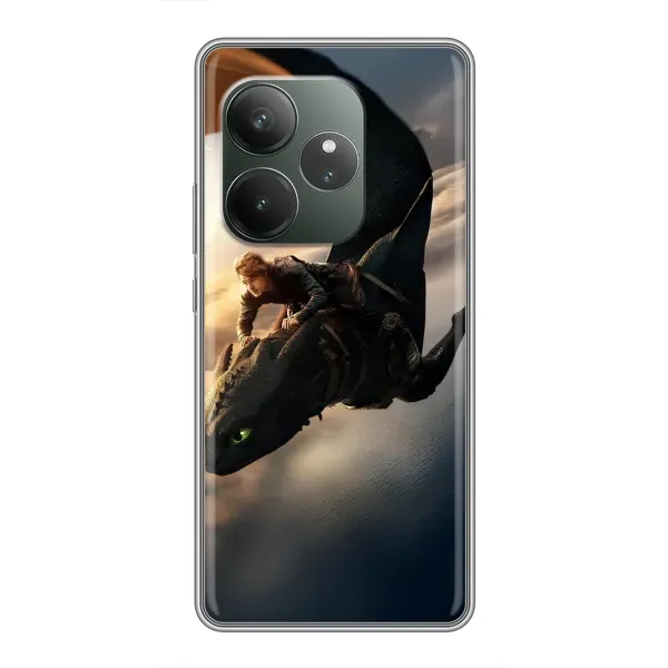 Чехол с рисунком «Полет Беззубика» для RealMe Neo7 Чехол с рисунком «Полет Беззубика» для RealMe Neo7