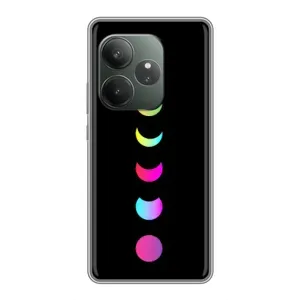 Чехол (ТПУ) с планетами на RealMe Neo7 (Полнолуние)