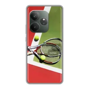 Чехлы с принтом Спортивная тематика для RealMe Neo7 (Ракетки теннис)
