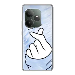 Чехлы (Знак сердечка) на RealMe Neo7 (Сердечка знак)