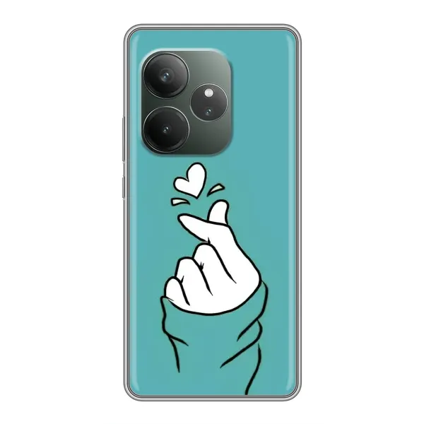 Чехол с рисунком «Сердечко на бирюзовом» для RealMe Neo7