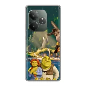 Чохол з малюнком «Шрек і Фіона» для RealMe Neo7