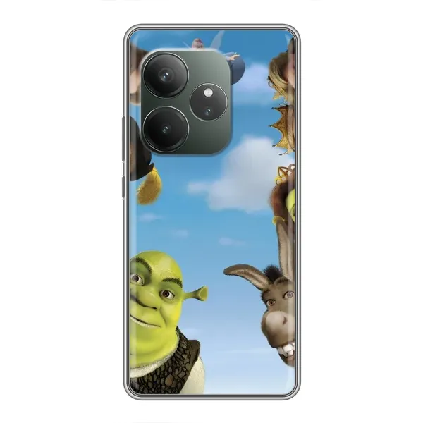 Чехол с рисунком «Герои Шрек» для RealMe Neo7 Чехол с рисунком «Герои Шрек» для RealMe Neo7