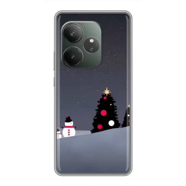 Чехол с рисунком «Снеговички» для RealMe Neo7