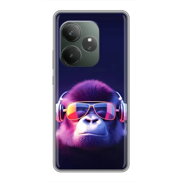 Чехол с рисунком «Стильная обезьяна» для RealMe Neo7