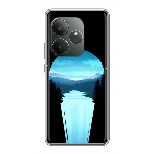 Чехол с рисунком «Синий Водопад» для RealMe Neo7