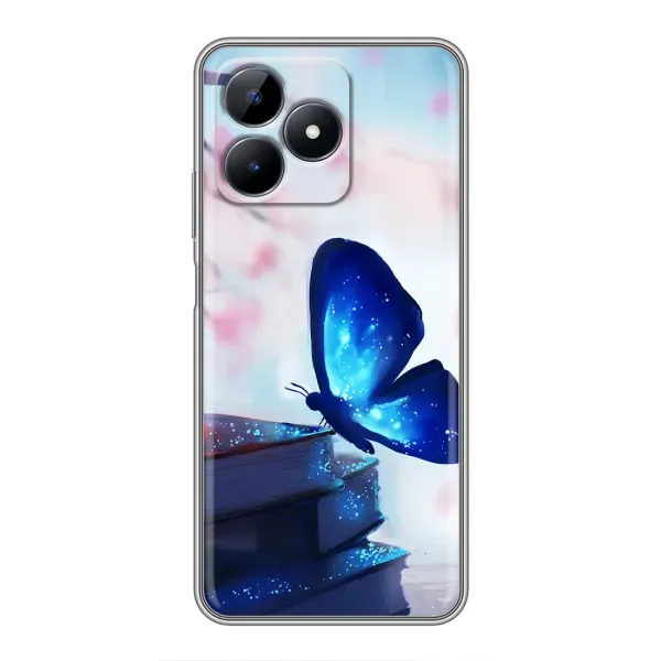 Чехол с рисунком «Бабочка синяя» для Realme Note 50 Чехол с рисунком «Бабочка синяя» для Realme Note 50