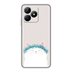 Чохол на тематику: Коти для Realme Note 50 (Білий котик)