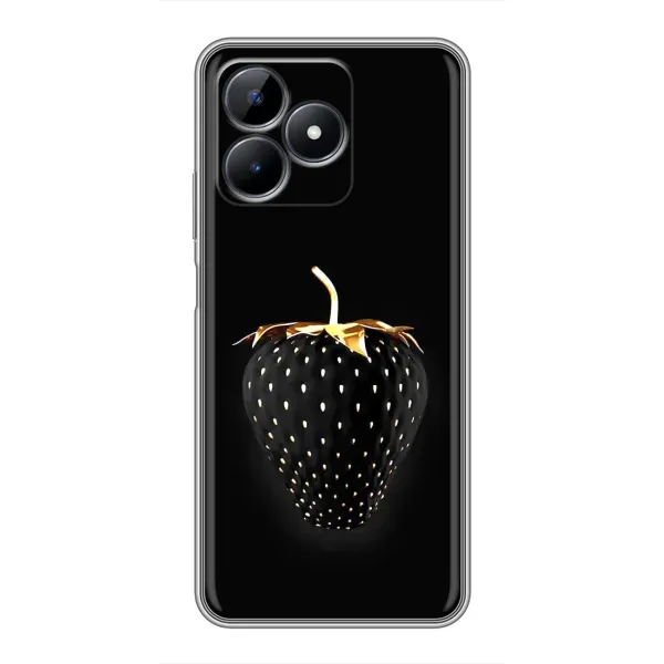 Чехол с рисунком «Чёрная клубника» для Realme Note 50 Чехол с рисунком «Чёрная клубника» для Realme Note 50