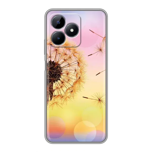 Чехол с рисунком «Цветок-одуванчик» для Realme Note 50 Чехол с рисунком «Цветок-одуванчик» для Realme Note 50