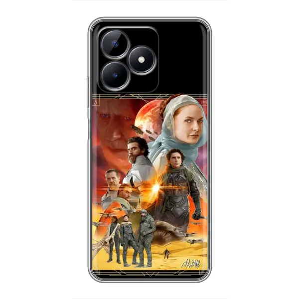 Чехол с рисунком «Д Ю Н А» для Realme Note 50