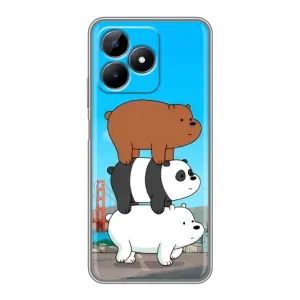 Чохли з Пандами на Realme Note 50 (Друзі)