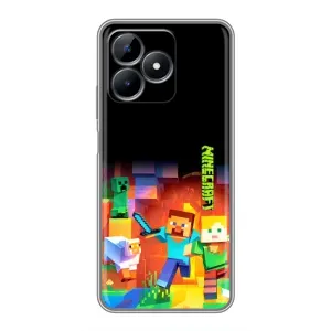 Чохли для Realme Note 50 (Персонажі МайнКрафт) (Герой Майнкрафт)