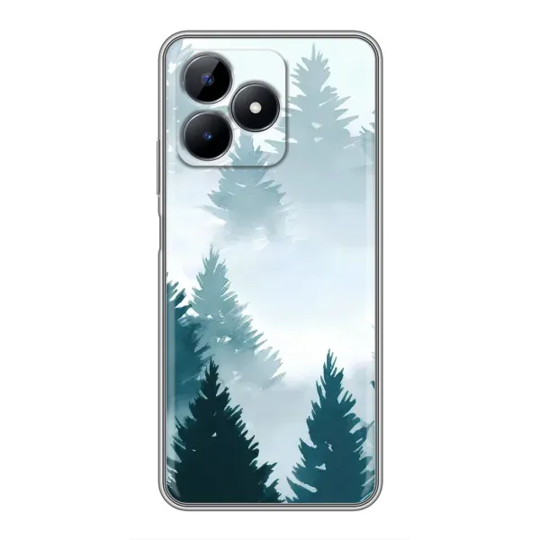 Чехол с рисунком «Горный лес» для Realme Note 50