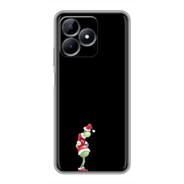 Чехол с рисунком «Гринч на чорном» для Realme Note 50 Чехол с рисунком «Гринч на чорном» для Realme Note 50
