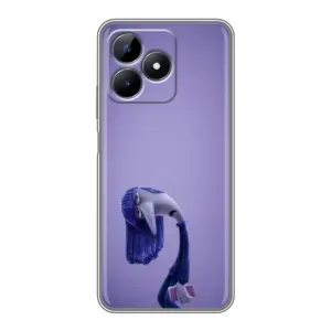 Чехол Головоломка для Realme Note 50 - (AlphaPrint) (Хандра)