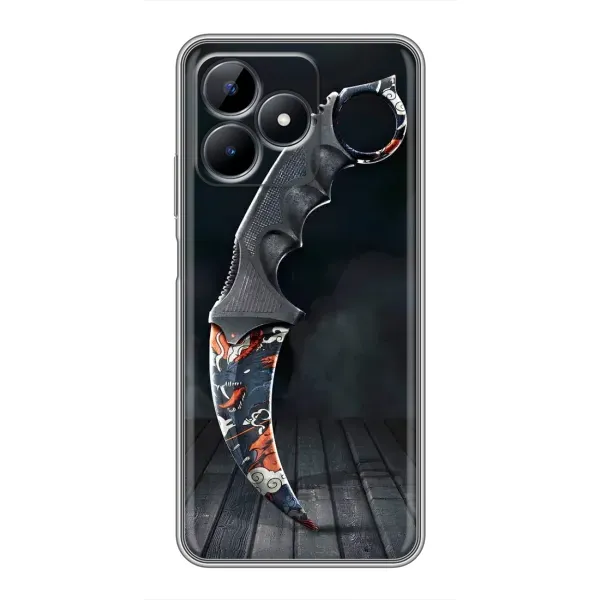 Чехол с рисунком «Кинжал КС ГО» для Realme Note 50 Чехол с рисунком «Кинжал КС ГО» для Realme Note 50