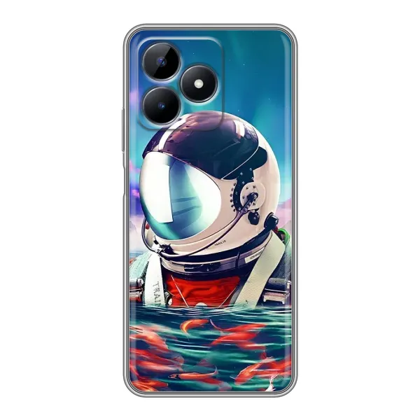 Чехол с рисунком «Космонавт в воде» для Realme Note 50 Чехол с рисунком «Космонавт в воде» для Realme Note 50