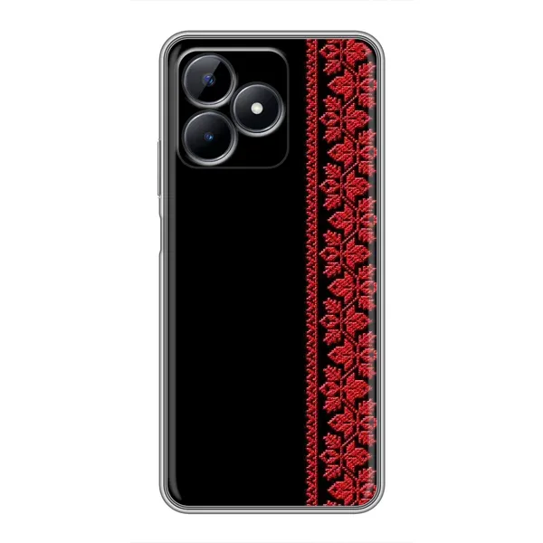 Чохол з малюнком «Червона вишиванка» для Realme Note 50 Чохол з малюнком «Червона вишиванка» для Realme Note 50