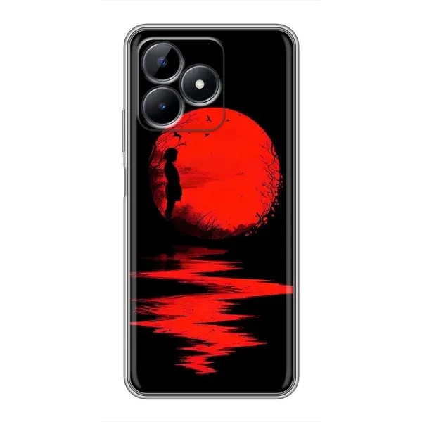 Чехол с рисунком «Красный Закат» для Realme Note 50
