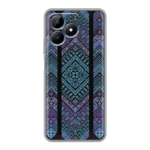 Силиконовый Чехол на Realme Note 50 (Крутой орнамент)