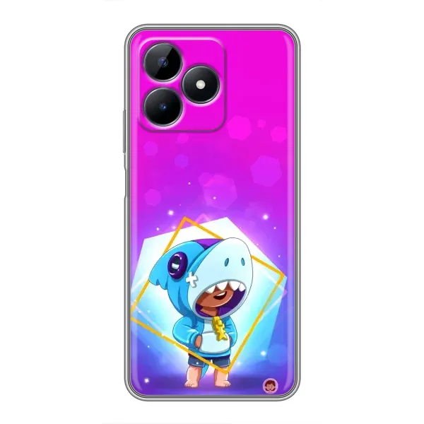 Чехол с рисунком «Леон в костюме Акулы» для Realme Note 50