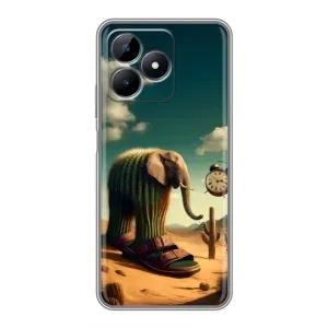 Чехол с мемами тралалело тралала для Realme Note 50 (Лирили ларила)