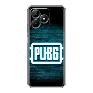 Чохол (TPU) з картинкою "Лого Пабг" на Реалмі Ноут 50 (Лого PUBG)