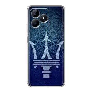 Чехлы с тематикой "Крутые машины" на Realme Note 50 (Лого Maserati)