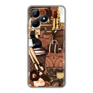 Чехол Стиль Louis Vuitton на Realme Note 50 (Мода Луи Виттон)
