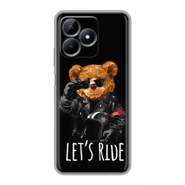 Чехол с рисунком «Модный Мишка» для Realme Note 50