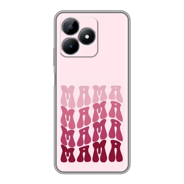 Чехол с рисунком «Надпись мама» для Realme Note 50 Чехол с рисунком «Надпись мама» для Realme Note 50