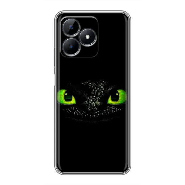 Чехол с рисунком «Глаза Беззубика» для Realme Note 50 Чехол с рисунком «Глаза Беззубика» для Realme Note 50