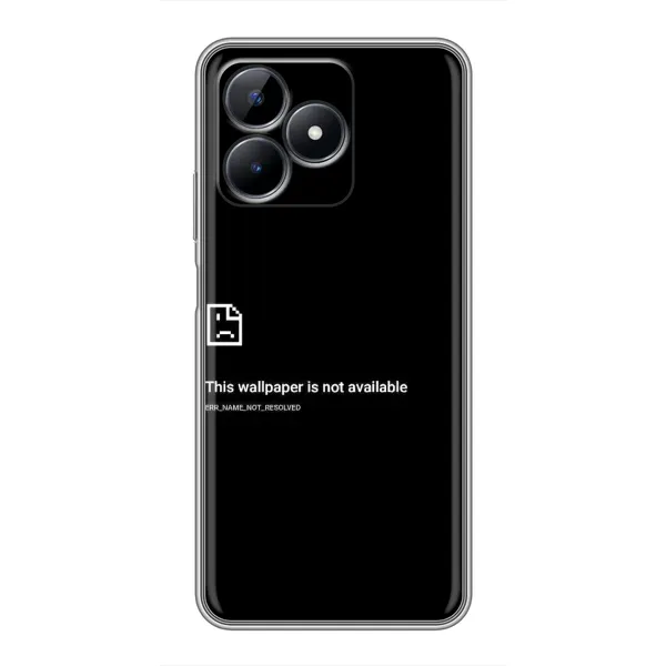 Чохол з малюнком «Помилка» для Realme Note 50 Чохол з малюнком «Помилка» для Realme Note 50